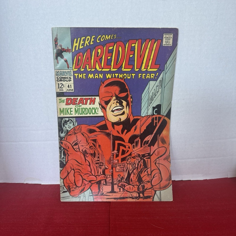 Daredevil #41 SILVER AGE KEY Marvel Stan Lee Gene Colan 1968 Very Nice!